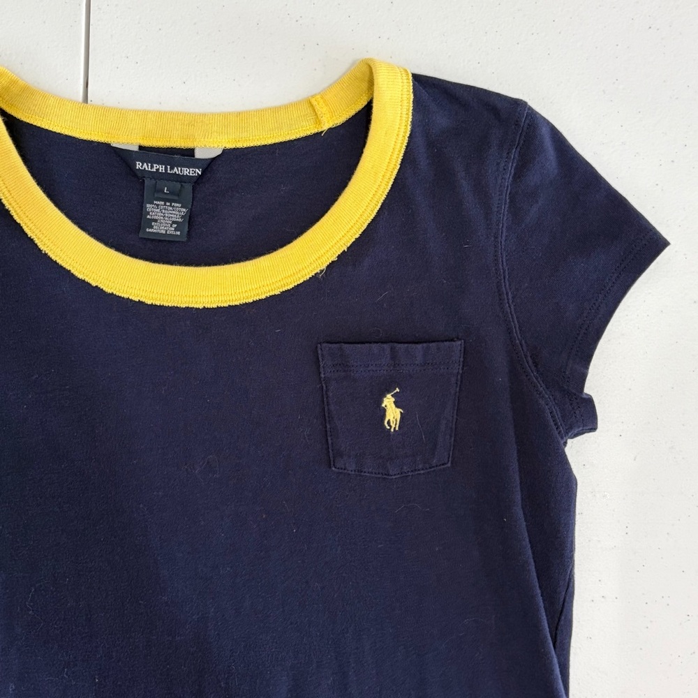 Ralph Lauren Navy T-shirt Dress - Picture 2 of 4